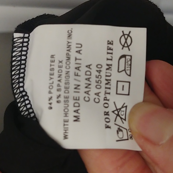 🇨🇦 SYMPLI black drama dress, 3/4 Sleeve size 6, NWT - Picture 14 of 16